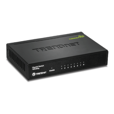 Switch GREENnet 8 porturi Gigabit - TRENDnet TEG-S82G