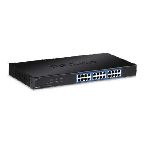 Switch GREENnet rack mount 24 porturi Gigabit - TRENDnet TEG-S24G