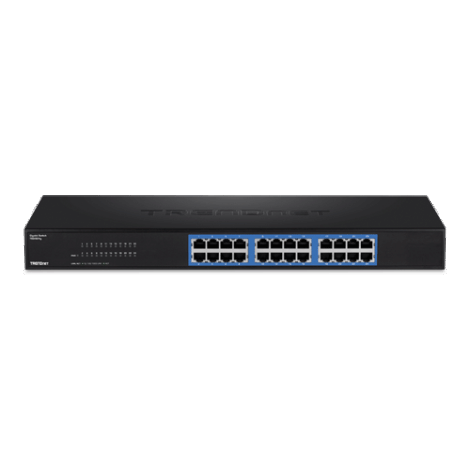 Switch GREENnet rack mount 24 porturi Gigabit - TRENDnet TEG-S24G - imagine 2