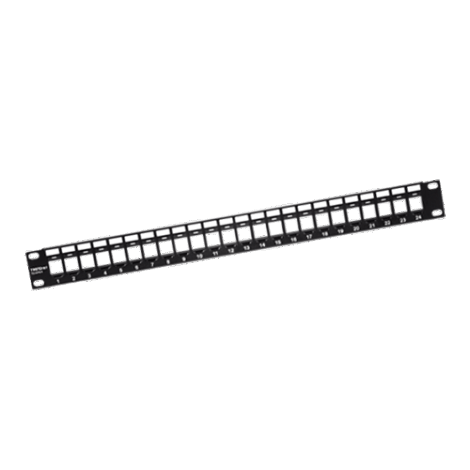 Patch Panel 24 porturi blank keystone 1U - TRENDnet TC-KP24