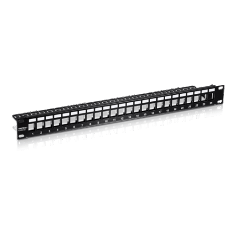 Patch Panel ecranat 24 porturi blank keystone 1U - TRENDnet TC-KP24S