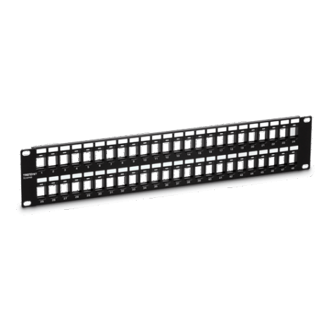 Patch Panel 48 porturi blank keystone 2U - TRENDnet TC-KP48
