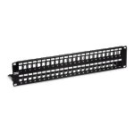 Patch Panel ecranat 48 porturi blank keystone 2U - TRENDnet TC-KP48S