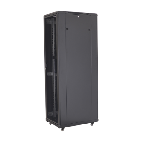 Rack podea 47U 19' 800x1000, capacitate incarcare 800 Kg, negru - ASYTECH Networking ASY-47U-8010S - imagine 4
