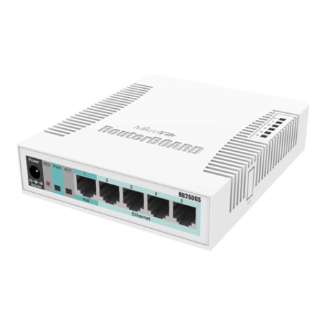 Smart Switch, 5 x Gigabit, 1 x SFP - Mikrotik CSS106-5G-1S