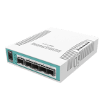 Smart Switch, 5 x SFP, 1 x Combo port SFP/Gigabit - Mikrotik CRS106-1C-5S