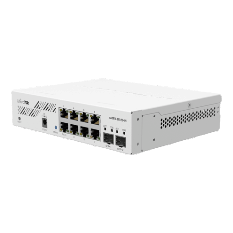 Smart Switch, 8 x Gigabit, 2 x SFP+ 10Gbps - Mikrotik CSS610-8G-2S+IN - imagine 2