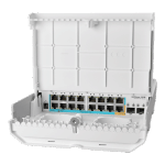 Smart Switch outdoor 16 x 10/100Mbps (15 PoE inversate), 2 x SFP - Mikrotik CRS318-1Fi-15Fr-2S-OUT