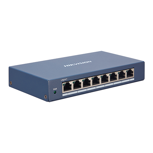 Switch 8 porturi Gigabit, SMART Management - HIKVISION DS-3E1508-EI