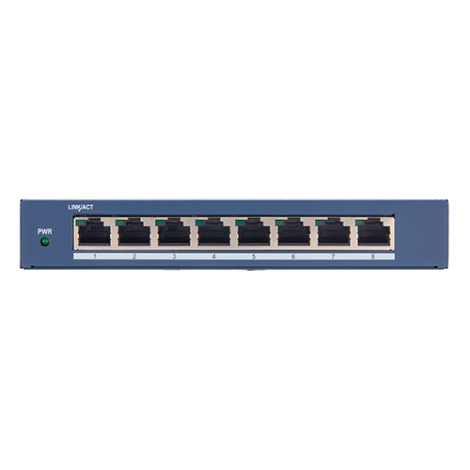Switch 8 porturi Gigabit, SMART Management - HIKVISION DS-3E1508-EI - imagine 4