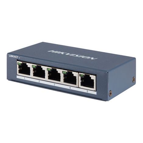 Switch 5 porturi Gigabit  - HIKVISION DS-3E0505-E
