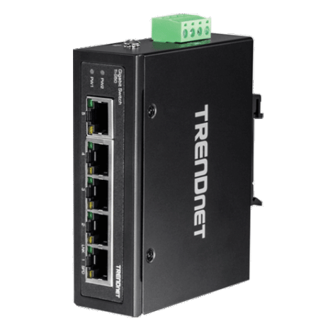 Switch industrial 5 porturi Gigabit DIN-Rail - TRENDnet TI-G50 - imagine 2