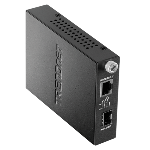 Mediaconvertor Gigabit - SFP fibra optica (pt TFC-1600) - TRENDnet TFC-1000MGA
