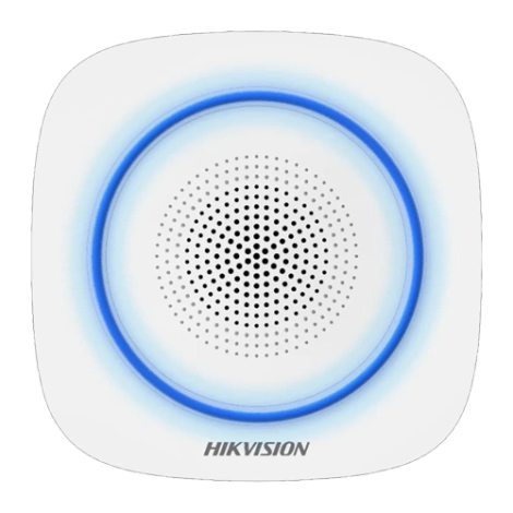 Sirena wireless AX PRO de interior cu led albastru, 868Mhz - HIKVISION DS-PS1-I-WE-B