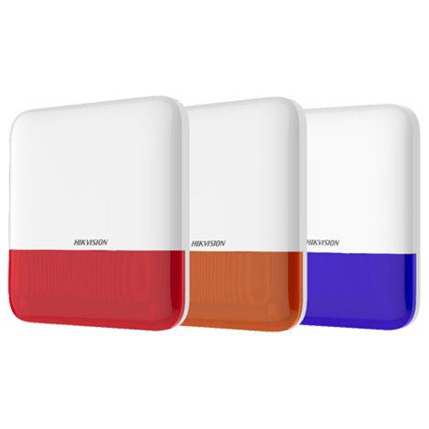 Sirena wireless AX PRO de exterior cu flash, led albastru, 868Mhz - HIKVISION DS-PS1-E-WE-B - imagine 2