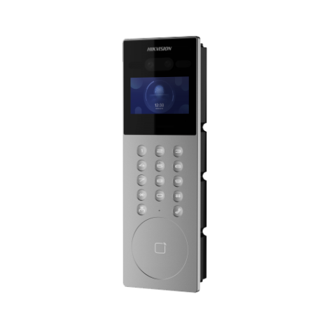 Panou exterior videointerfon TCP/IP pentru blocuri si spatii birouri, control acces integrat card si DETECTIE FACIALA  - HIKVISION DS-KD9203-E6 - imagine 3
