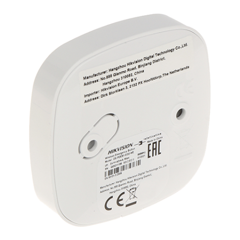 Buton de urgenta Wireless AX PRO 868Mhz, un canal, montaj aplicat - HIKVISION DS-PDEB1-EG2-WE - imagine 3
