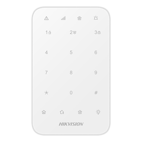Tastatura Wireless AX PRO 868Mhz - HIKVISION DS-PK1-E-WE - imagine 2