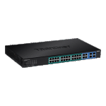 Switch 28 porturi Gigabit Web Smart, 24 x PoE+, 4 x Gigabit/SFP - TRENDnet TPE-2840WS