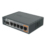 Router hEX S, 5 x Gigabit, 1 xSFP, RouterOS L4 - Mikrotik RB760iGS