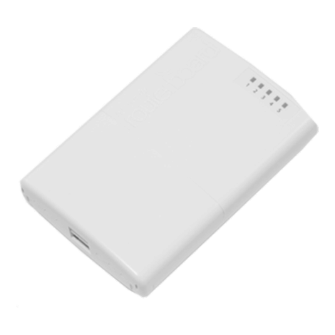 Router PowerBox de exterior, 5 x Fast Ethernet, 4 x PoE, RouterOS L4 - Mikrotik RB750P-PBr2