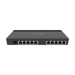 Router 10 x Gigabit, 1 x SFP+ 10Gbps, 1 x PoE, RouterOS L5, 1U - Mikrotik RB4011iGS+RM