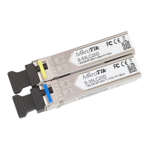 Pereche de module SFP, S-35LC20D + S-53LC20D - Mikrotik S-3553LC20D