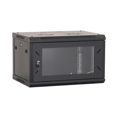 Rack perete 6U 19' 600x600, capacitate incarcare 80 Kg, negru - ASYTECH Networking ASY-6U-6060W
