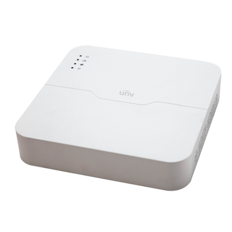 NVR seria Easy, 4 canale 8MP  + 4 porturi Long PoE, H.265 Ultra - UNV NVR301-04LS3-P4 - imagine 2