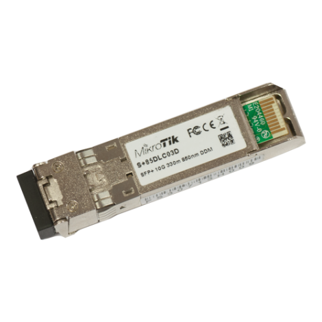 Modul SFP+ 10G MM 300m 850nm Dual LC-connector - Mikrotik S+85DLC03D