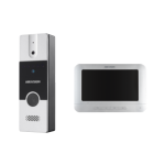 Kit videointerfon analogic 7'', conectare 4 fire - HIKVISION DS-KIS202T