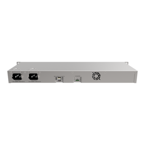 Router 13 x Gigabit, RouterOS L6, 1U, Dual PSU - MikroTik RB1100x4 - imagine 2