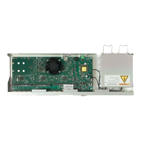 Router 13 x Gigabit, RouterOS L6, 1U, Dual PSU - MikroTik RB1100x4 - imagine 3