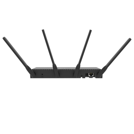 Router 10 x Gigabit, 1 x SFP+ 10Gbps,PoE IN/OUT, RouterOS L5, Wi-Fi - Mikrotik RB4011iGS+5HacQ2HnD-IN - imagine 2
