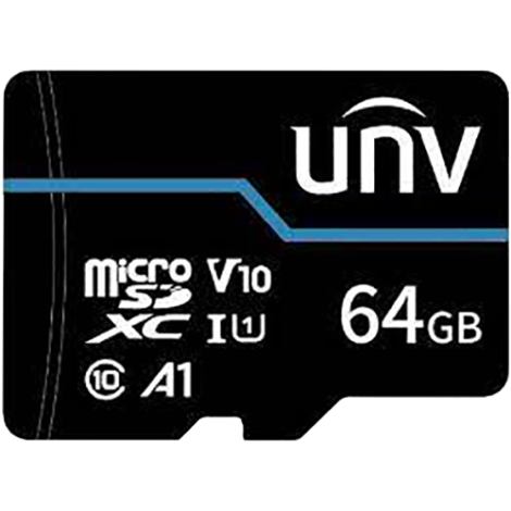 Card memorie 64GB, BLUE CARD - UNV TF-64G-T-L