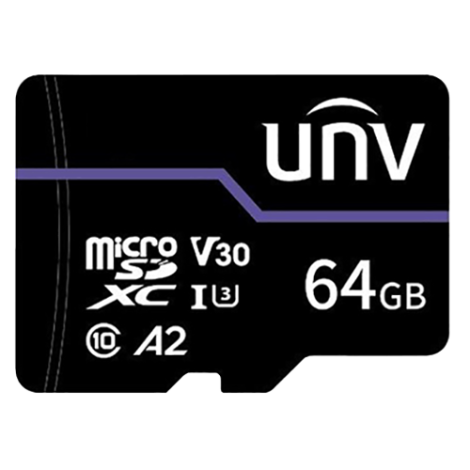 Card memorie 64GB, PURPLE CARD - UNV TF-64G-T