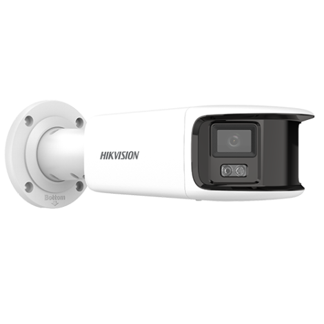 ColorVu - Camera IP 8MP, Panoramic view 180gr., WL 40m, Audio - Hikvision DS-2CD2T87G2P-LSU-SL-4mm - imagine 3