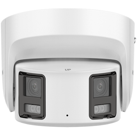 ColorVu - Camera IP 4K, Panoramic view 180gr., WL 30m, Audio - Hikvision DS-2CD2387G2P-LSU-SL-4mm - imagine 2