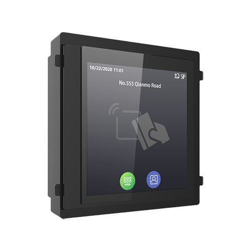 Modul afisaj IPS touch screen, 4 inch,  pentru Interfon modular - HIKVISION DS-KD-TDM