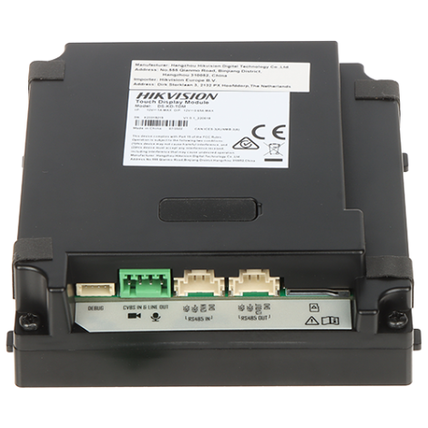 Modul afisaj IPS touch screen, 4 inch,  pentru Interfon modular - HIKVISION DS-KD-TDM - imagine 3