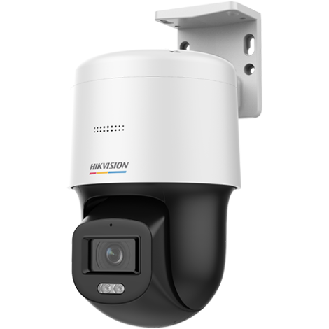 ColorVu - Camera miniPT, IP, 4MP, lentila 4.0mm, WL 30m, Audio, PoE, IP66  - HIKVISION DS-2DE2C400SCG-E(F1) - imagine 3