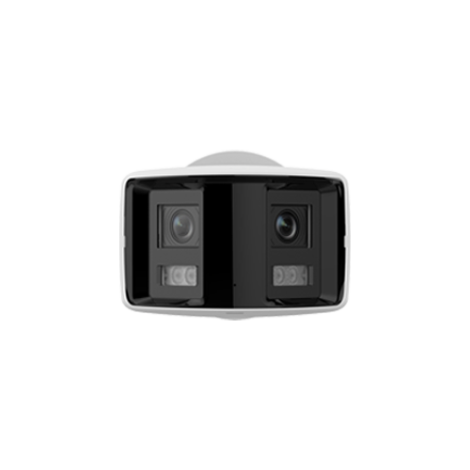 DarkFighter, AcuSense - Camera IP, 4MP, Panoramic view 180Â°, lentila 2.8mm, IR 40m, Audio, Alarma, PoE, IP67 - HIKVISION DS-2CD2T46G2P-ISU-SL-2.8mm - imagine 2