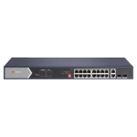Switch 20 porturi Gigabit fara management, Hi PoE, 2 x RJ45, 2 x SFP 225W - HIKVISION DS-3E0520HP-E