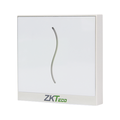 Cititor de proximitate RFID MIFARE 13.65Mhz, IP65, alb -ZKTeco GL-ER-PROID20-W-WG-2