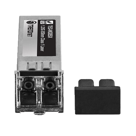 Modul SFP Mini-GBIC Multi-Mode Duplex LC, 1.25G, 850nm, 550m - TRENDnet TEG-MGBSX - imagine 3