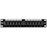 Patch Panel 12 porturi RJ45 UTP 10', Cat6 - TRENDnet TC-P12C6