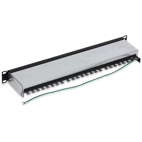 Patch Panel 24 porturi RJ45, Cat6a, Ecranat, 1U - TRENDnet TC-P24C6AS - imagine 4