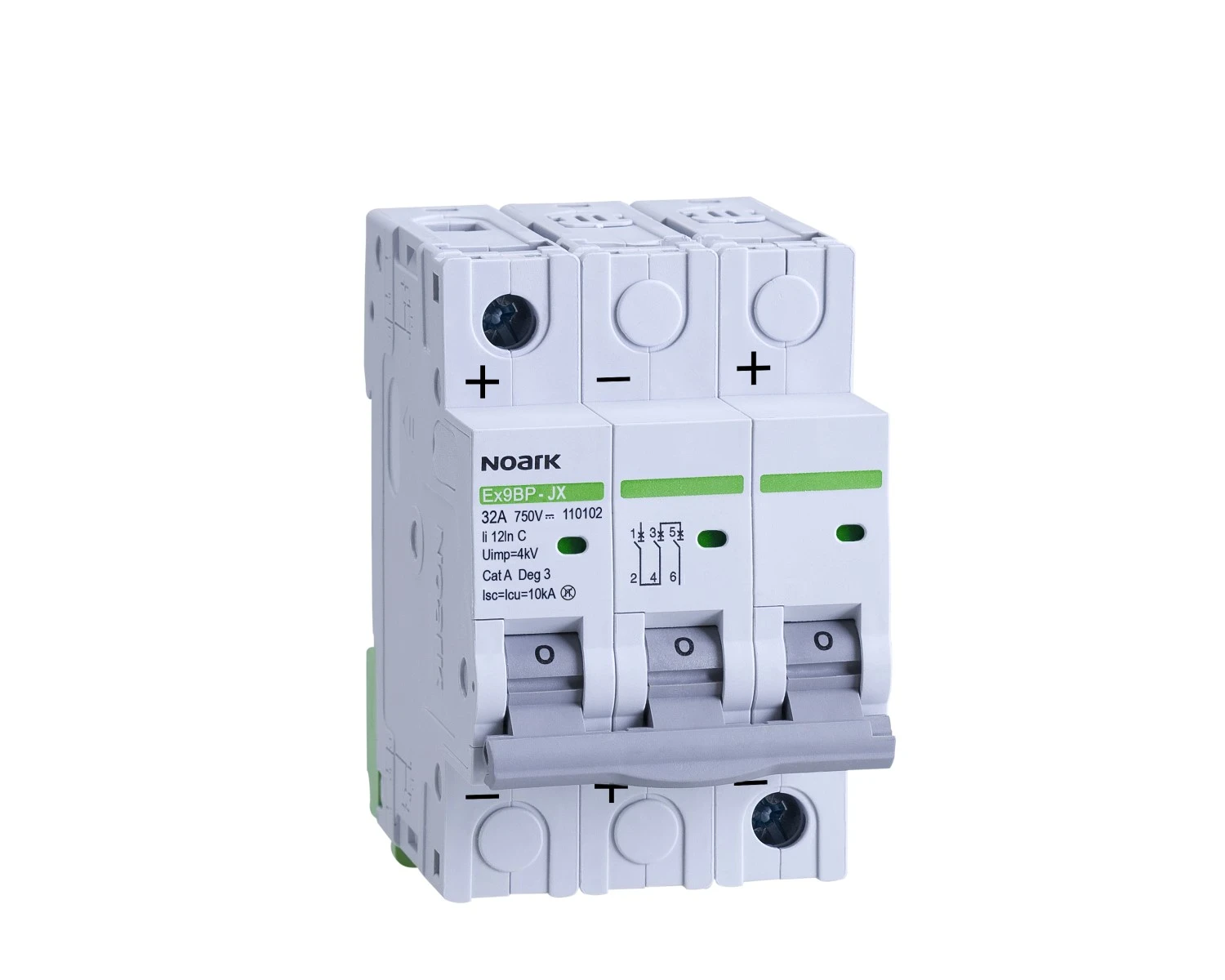 CC Mini-ȋntreruptoare automate Ex9BP-JX(+) 3P C10