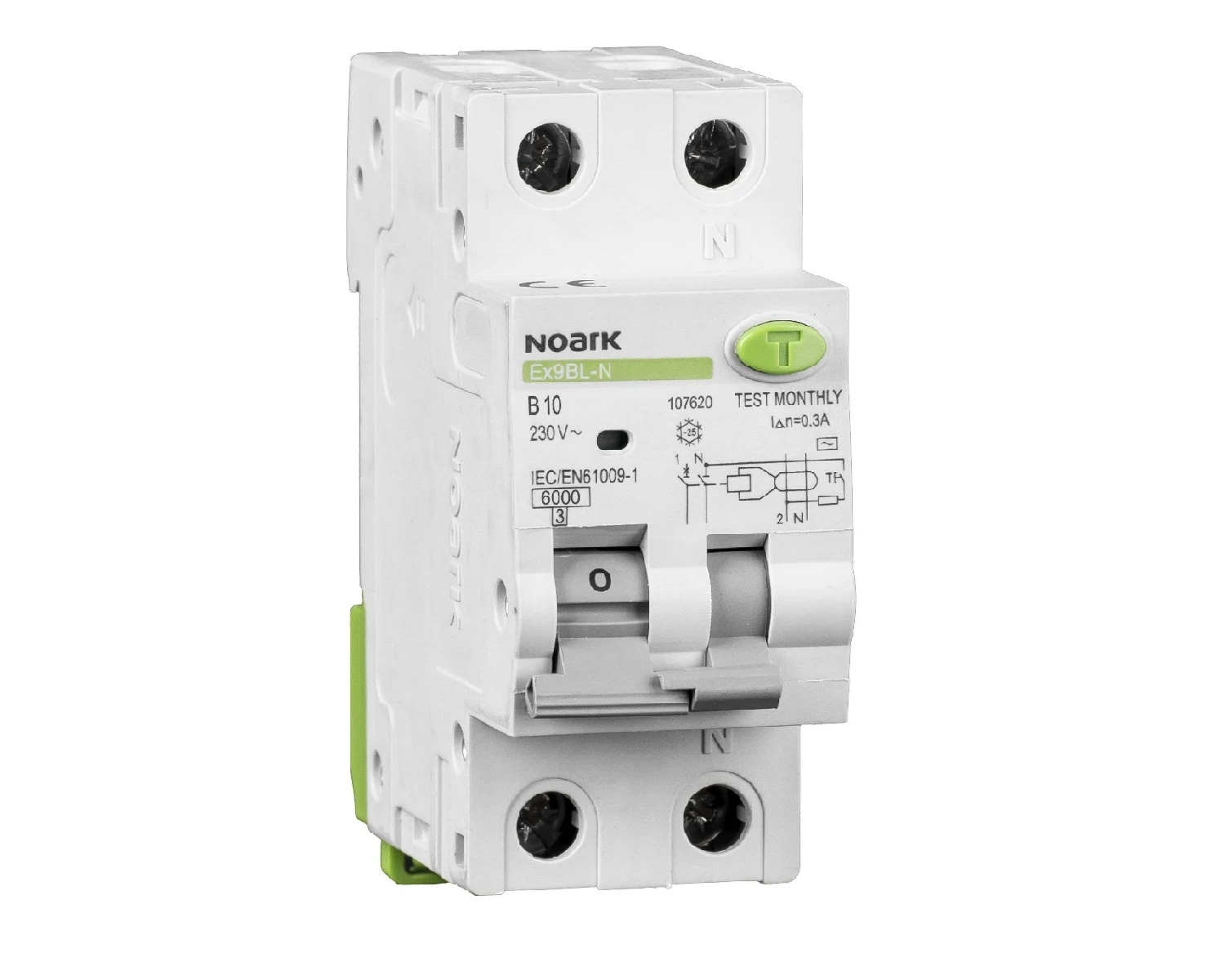 Întreruptoare automate diferenţiale Ex9BL-N 1P+N C13 A 100mA