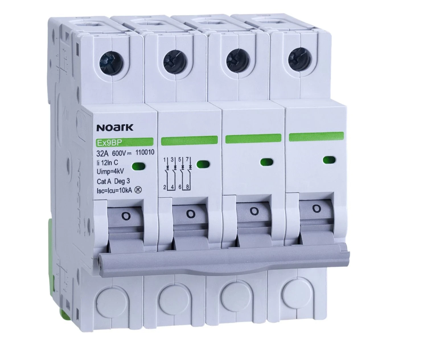 Mini-întreruptoare automate Ex9BP 4P DC600V C63